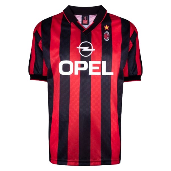Tailandia Camiseta AC Milan 1st Retro 1995 1996